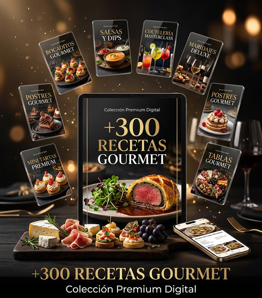 + de 300 recetas de bocaditos gourmet